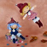 Dřevěné hračky Doudou Jolijou Látkové panenky Čarodějnice 24 cm Doudou Jolijou Paris