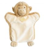 Dřevěné hračky Doudou Plyšový maňásek opička 25 cm Doudou et Compagnie Paris