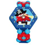 Dřevěné hračky Bino Dřevěné hodinky pirát modré