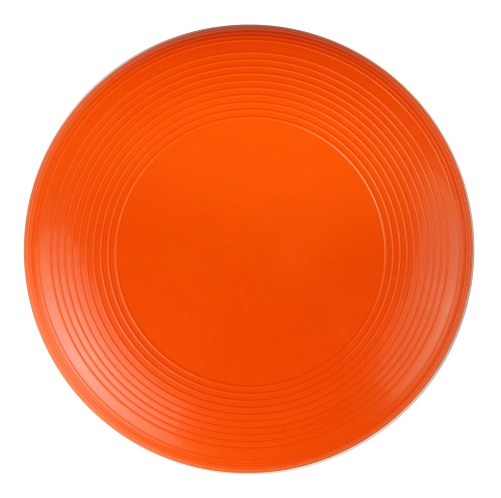 Dřevěné hračky Lena Létající talíř 22 cm oranžová