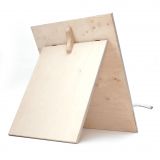 Dřevěné hračky Manibox Senzorická deska Activity board s dvěma dveřmi - velká