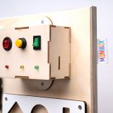Dřevěné hračky Manibox Senzorická deska Activity board Zoja - velká