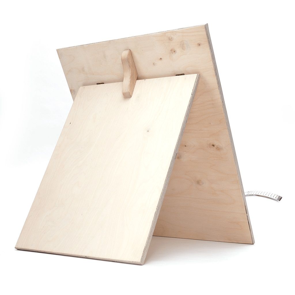 Dřevěné hračky Manibox Stojan k senzorickým deskám Activity board - velký
