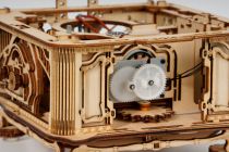 Dřevěné hračky RoboTime 3D dřevěné mechanické puzzle Gramofon (ruční pohon) - poškozený obal