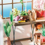 Dřevěné hračky RoboTime miniatura domečku Květinářství - poškozený obal