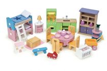 Dřevěné hračky Le Toy Van Nábytek Starter kompletní set - poškozený obal