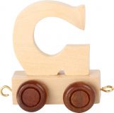 Dřevěné hračky small foot Dřevěný vláček vláčkodráhy abeceda písmeno G - SLEVA