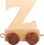 Dřevěné hračky small foot Dřevěný vláček vláčkodráhy abeceda písmeno Z - SLEVA