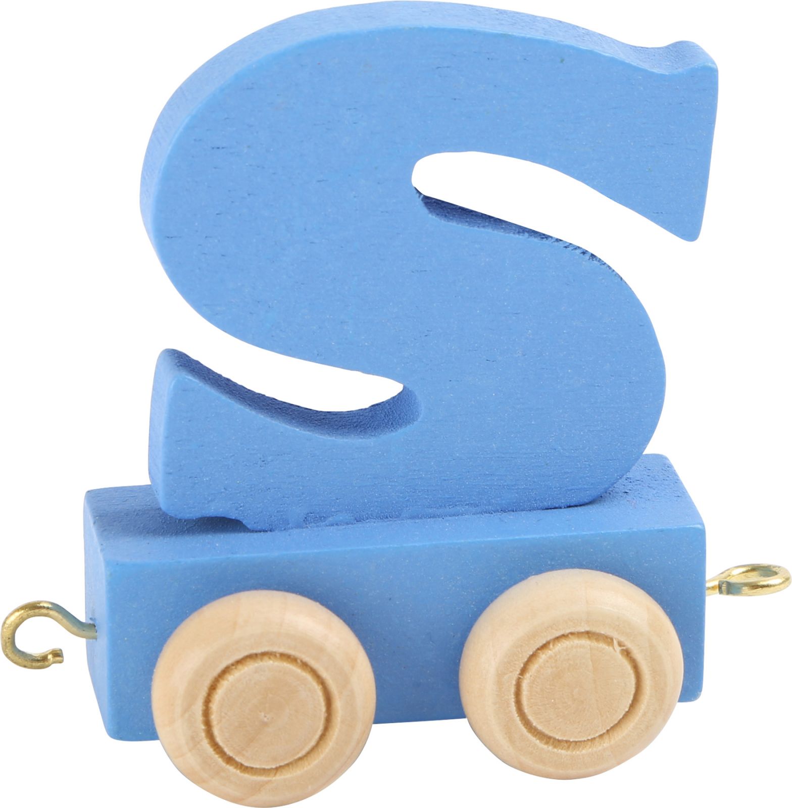 Dřevěné hračky small foot Dřevěný vláček barevná abeceda písmeno S - SLEVA