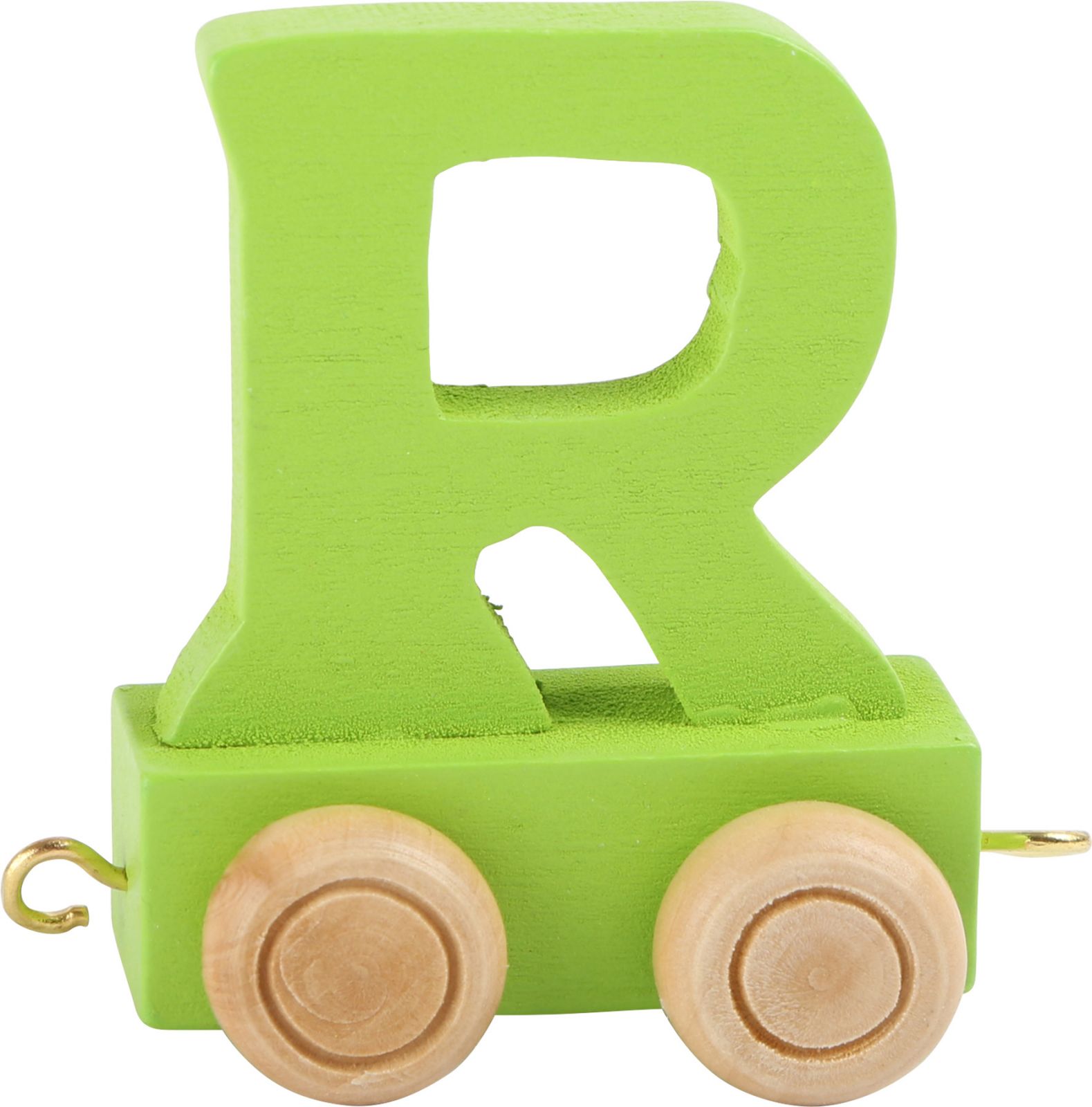 Dřevěné hračky small foot Dřevěný vláček barevná abeceda písmeno R - SLEVA