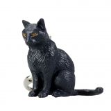 Dřevěné hračky Mojo Klíčenka černá kočka