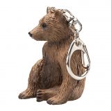 Dřevěné hračky Mojo Klíčenka Medvěd grizzly mládě
