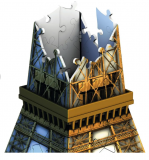 Dřevěné hračky Ravensburger Eiffelova věž 3D 216 dílků