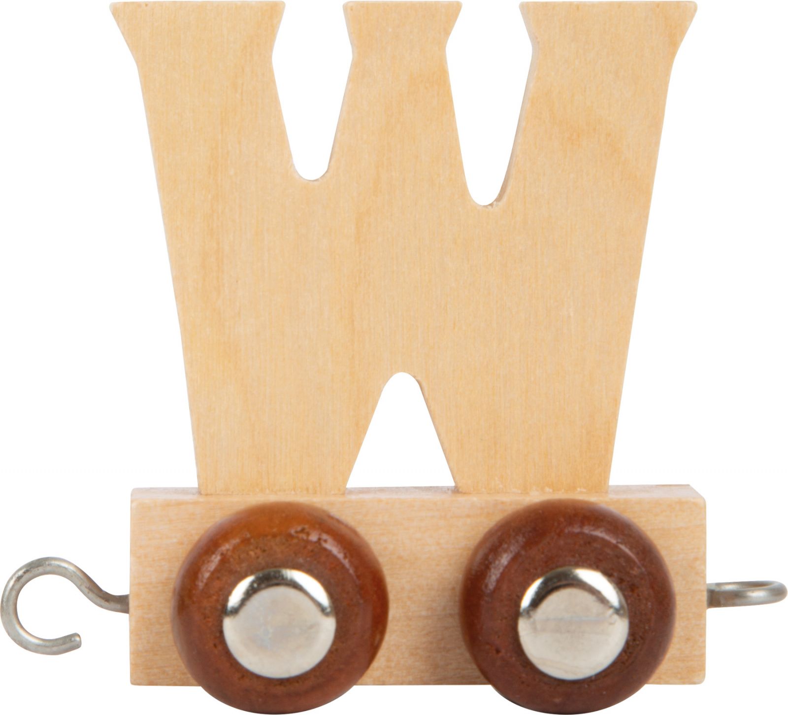 Dřevěné hračky small foot Dřevěný vláček vláčkodráhy abeceda písmeno W