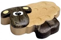 Dřevěné hračky Dvěděti Dřevěná magnetka velká Ovce