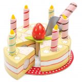 Dřevěné hračky Le Toy Van Narozeninový dort vanilkový
