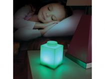 Dřevěné hračky Lego Silikonové zelené noční světlo