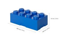 Dřevěné hračky Lego Svačinový box modrý