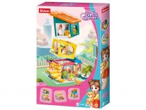 Dřevěné hračky Sluban Girls Dream M38-B1090 Třípatrový domek