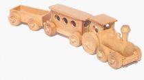 Dřevěné hračky Ceeda Cavity Osobní vlak