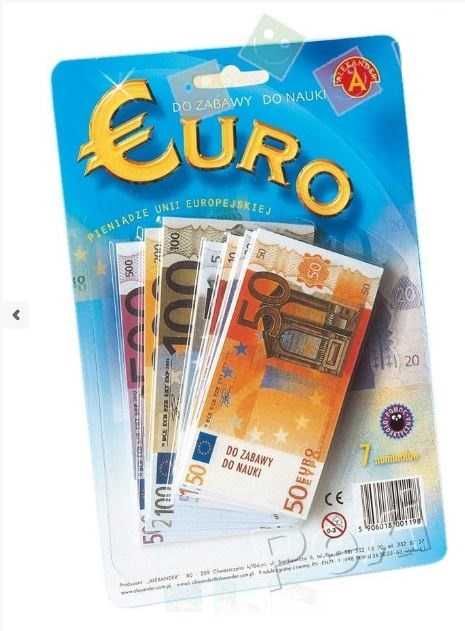 Dřevěné hračky Alexander Dětské hrací peníze Eura Pexi