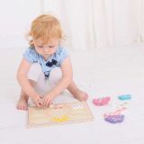 Dřevěné hračky Bigjigs Baby Oblékací puzzle holčička Bigjigs Toys