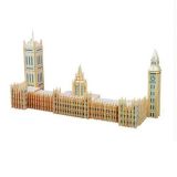 Dřevěné hračky Woodcraft Dřevěné 3D puzzle slavné budovy Big Ben Woodcraft construction kit