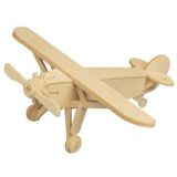 Dřevěné hračky Woodcraft Dřevěné 3D puzzle letadlo Woodcraft construction kit