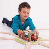 Dřevěné hračky Bigjigs Rail Velká průmyslová točna