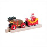 Dřevěné hračky Bigjigs Rail Santovo spřežení + kolej