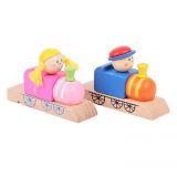Dřevěné hračky Bigjigs Toys Dřevěná píšťalka vláček 1 ks