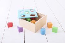 Dřevěné hračky Bigjigs Toys Vkládací krabička s tvary