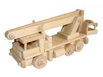 Dřevěné hračky Ceeda Cavity Velké auto s plošinou