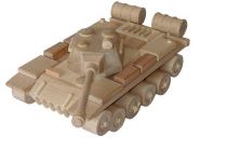 Dřevěné hračky Ceeda Cavity Tank ruský přírodní