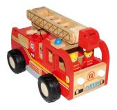 Dřevěné hračky small foot Dřevěné auto hasiči