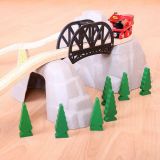 Dřevěné hračky Bigjigs Rail Set vysokohorská dráha