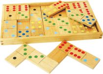 Dřevěné hračky Bigjigs Toys Velké dřevěné domino