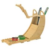 Dřevěné hračky Woodcraft Dřevěné 3D puzzle stojan na tužky skok do vody Woodcraft construction kit