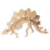 Dřevěné hračky Woodcraft Dřevěné 3D puzzle Stegosaurus Woodcraft construction kit