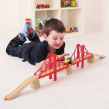 Dřevěné hračky Bigjigs Rail Dvojitý železniční most