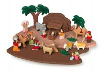 Dřevěné hračky small foot Dětský dřevěný betlém s figurkami