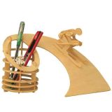 Dřevěné hračky Woodcraft Dřevěné 3D puzzle stojan na tužky sjezd Woodcraft construction kit