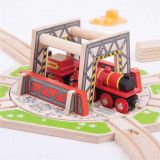 Dřevěné hračky Bigjigs Rail Velká průmyslová točna