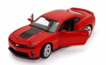 Dřevěné hračky Welly Chevrolet Camaro ZL1 1:24 červený