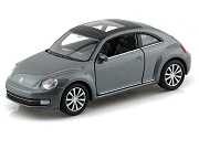 Dřevěné hračky Welly Volkswagen The Beetle 1:34 šedý