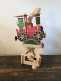 Dřevěné hračky ARToy stavebnice pohyblivého modelu vlak