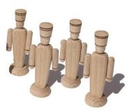 Dřevěné hračky Ceeda Cavity Vojáček 1 ks