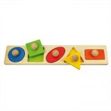 Dřevěné hračky Bigjigs Baby Vkládací puzzle tvary Bigjigs Toys