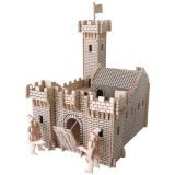Dřevěné hračky Woodcraft Dřevěné 3D puzzle hrad I Woodcraft construction kit