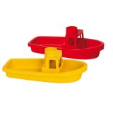 Dřevěné hračky Gowi loďka červená nebo žlutá 1 ks